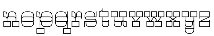 Steam Line Font LOWERCASE