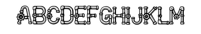 Steampunk Pipes By Sque Regular FONT