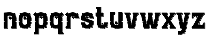 Steampunk Style 1 Font LOWERCASE