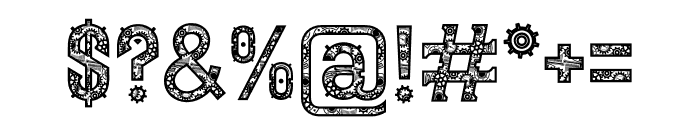 Steampunk Style 4 Font OTHER CHARS