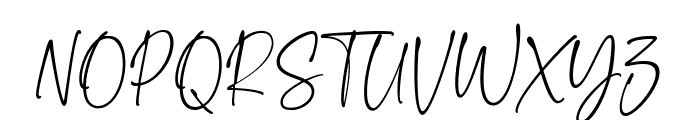 Stefany Script Regular Font UPPERCASE