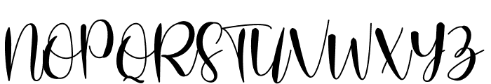Stefany Signature Font UPPERCASE
