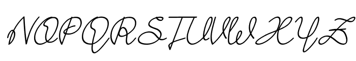 Steffani Italic Font UPPERCASE