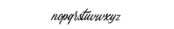 Stefina Signature Regular Font LOWERCASE