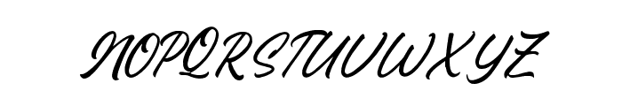 StefinaSignature-Regular Font UPPERCASE