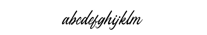 StefinaSignature-Regular Font LOWERCASE