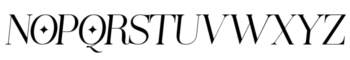 SteglstanItalic-Italic Font UPPERCASE