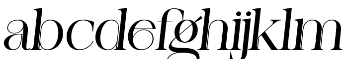 SteglstanItalic-Italic Font LOWERCASE