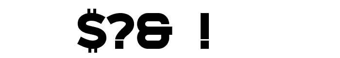 Steinberg Regular Font OTHER CHARS
