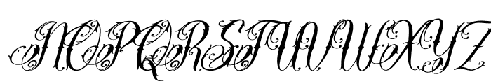 Stejita Italic Font UPPERCASE