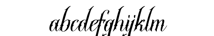 Stejita Italic Font LOWERCASE