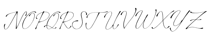 Stelaroy Italic Font UPPERCASE