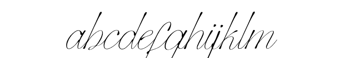 Stelaroy Italic Font LOWERCASE