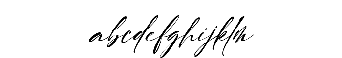 Stelashild Script Regular Font LOWERCASE