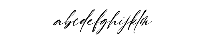 StelashildScript-Regular Font LOWERCASE