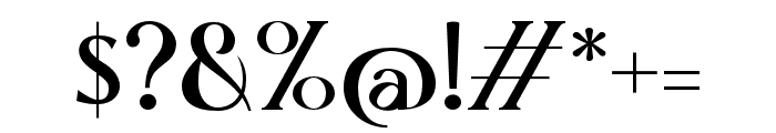 Steliva Regular Font OTHER CHARS