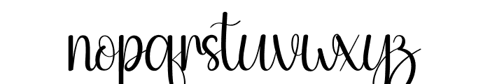 Stella Christmas Font LOWERCASE