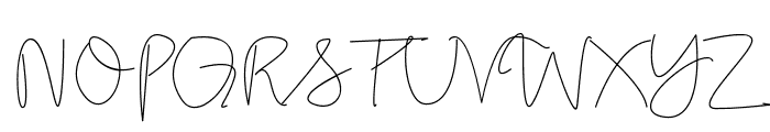 Stella signature Font UPPERCASE