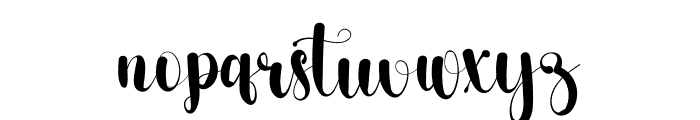 Stelling Spring Font LOWERCASE