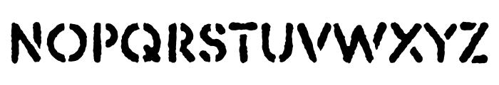 Sten Bold Grunge Font UPPERCASE