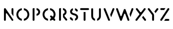 Sten Font LOWERCASE