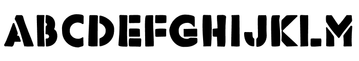 Stencil Force Regular FONT