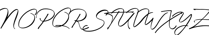 Stenley Signature Font UPPERCASE