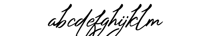 Stenley Signature Font LOWERCASE