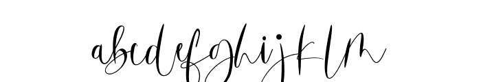 StephanieScript-Regular Font LOWERCASE