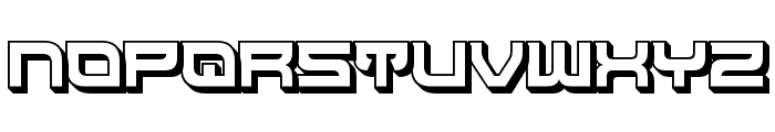 Stereotones Extrude Regular Font LOWERCASE