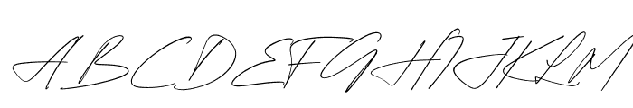 Stevenson Italic Font UPPERCASE