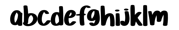 Sticker Font LOWERCASE