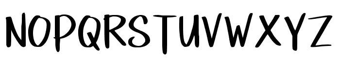 Stickitout Font UPPERCASE