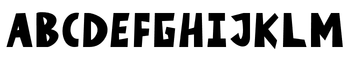 Stickly-Regular Font UPPERCASE