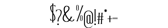 Stickman Serif Font OTHER CHARS