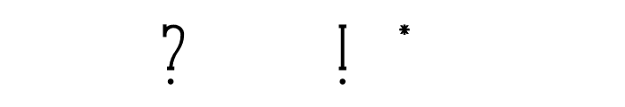 Stickman Slab Serif Font OTHER CHARS