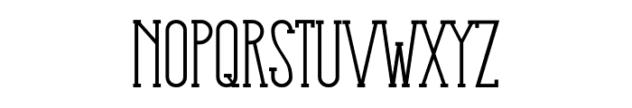 Stickman Slab Serif Font UPPERCASE