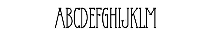 Stickman Slab Serif Font LOWERCASE
