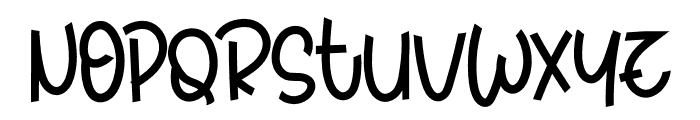 Stickman Font UPPERCASE