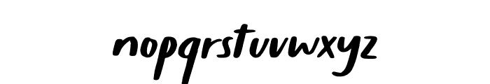 Sticky Buttercup Font LOWERCASE
