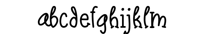 StickyChewy Font LOWERCASE