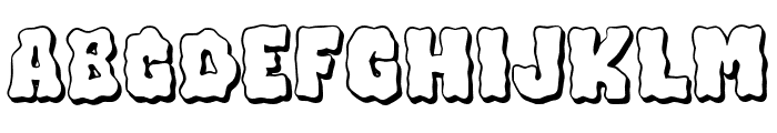 StickyScreamShadow Font UPPERCASE