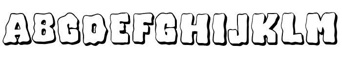 StickyScreamShadow Font LOWERCASE