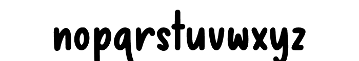 Stickywild Font LOWERCASE