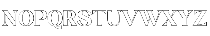 StiepaSerifOutline-Regular Font UPPERCASE