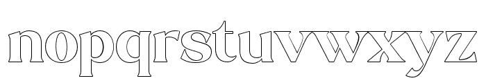 StiepaSerifOutline-Regular Font LOWERCASE