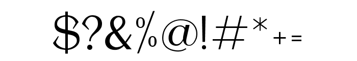 Stigma Serif Display Regular Font OTHER CHARS