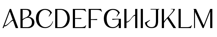 Stigma Serif Display Regular Font UPPERCASE