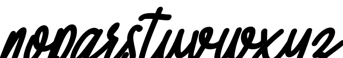 Still Christmas Italic Font LOWERCASE