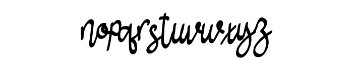 Still Signatured Font LOWERCASE